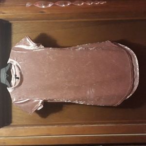 Obsession Pink Velvet Dress